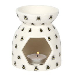 All Over Bee Print Oil Burner