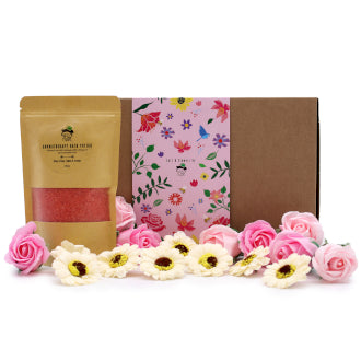 Salt + Flower soap / Soak Set - Passion